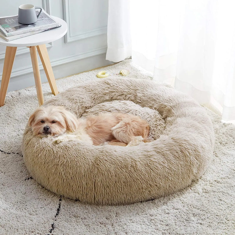 CloudNest™ Long Plush Pet Bed – Ultra-Soft Warm Sleeping Mat for Cats & Small Dogs