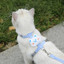 Air-Soft™ Escape-Proof Harness & Leash Set – Breathable Mesh for Cats & Small Dogs