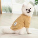 CozyKnit™ Solid Warm Dog & Cat Sweater – Soft Polyester Autumn/Winter Pet Clothes (XS–2XL)
