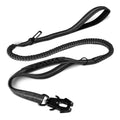 Tactical Shock-Absorbing Bungee Leash: Heavy-Duty Reflective Lead with Integrated Car Seatbelt