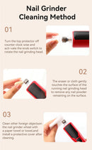 ROJECO™ LED Precision Pet Nail Grinder: 7-Speed Professional Grooming for Dogs & Cats
