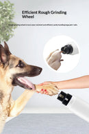 QuietGrind™ Electric Pet Nail Grinder – Quiet USB Rechargeable Claw Trimmer with LED Light & Safety Guard