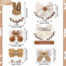 BowGlam™ 50-Pack Lace Ball Bowknot Dog Hair Clips – Cute Grooming Accessories for Small Dogs