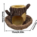 NestHaven™ Natural Bark Bird House – Weatherproof Hanging Nest & Garden Feeder for Wild Birds