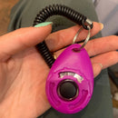 ClickTrain™ Pet Training Clicker – Adjustable Wrist Strap & Ergonomic Design for Dogs & Cats
