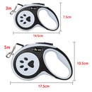 FlexiLead™ Retractable Dog & Cat Leash – 3m/5m Nylon Extending Rope for Small & Large Pets