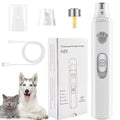 DualSpeed™ Electric Pet Nail Grinder – 2-Speed USB Rechargeable Trimmer with Diamond Wheel for Dogs & Cats