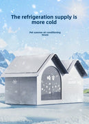 Arctic-Chill™ Self-Cooling Pet House: Breathable Summer Nest for Cats & Dogs