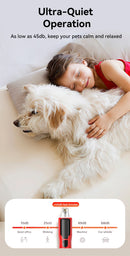 ROJECO™ LED Precision Pet Nail Grinder: 7-Speed Professional Grooming for Dogs & Cats