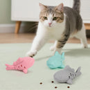 Aqua-Treat™ Interactive Fish: Bite-Resistant Food Leakage & Dental Toy for Cats