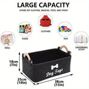 TidyPaws™ Felt Pet Toy Storage Basket