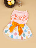 EasterTutu™ Happy Easter Bunny Dog Dress – Tutu Skirt with Bowknot for Small Dogs & Cats