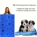 DryPaw™ Quick-Drying Microfiber Pet Towel – Ultra-Absorbent Bath & Car Wipe for Dogs