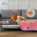 Shield-Flow™ Reversible Leakproof Mat: Waterproof Protective Cover for Pets & Kids