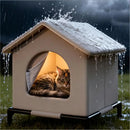 Guardian-Shelter™ Waterproof Outdoor Cat House: Insulated Winter Nest for Cats & Small Dogs