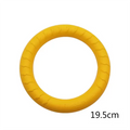 Aero-Grip™ Hybrid Dog Frisbee: Shock-Absorbent Rubber & Dental Rope Ring